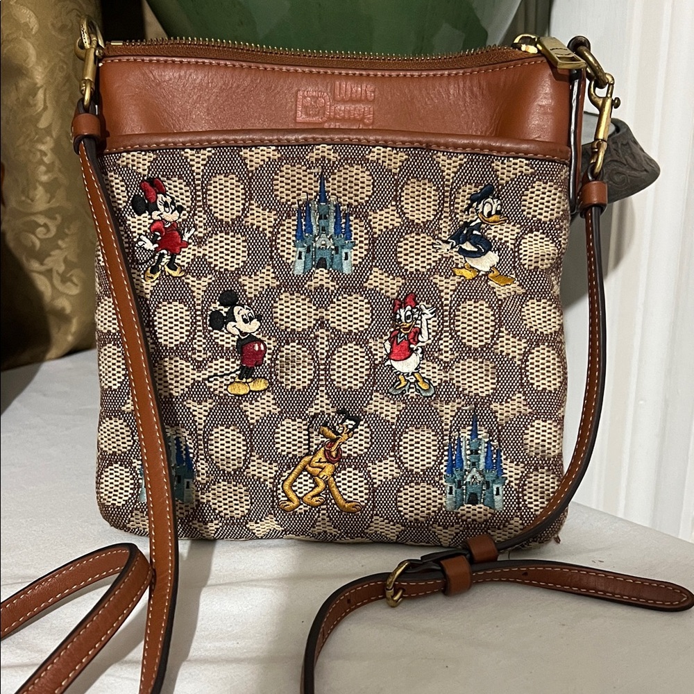 Disney Tan and Brown Crossbody Bag - Picture 1 of 16